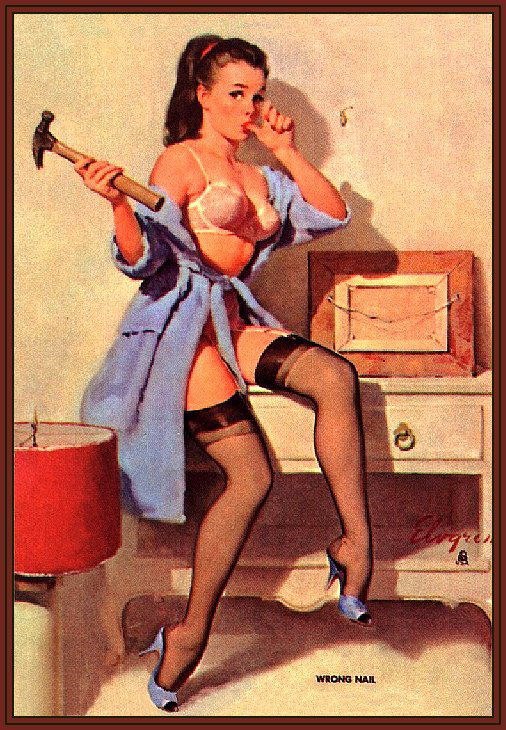 18+ PIN UP - GIL ELVGREN   (. Gil Elvgren,  Gillette Elvgren, 15  1914 ... - 23