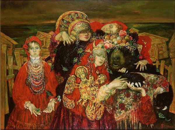 История Масленицы на Руси. ================== Масленица, Масленица! Мы тобою хвалимся, На горах ... - 8