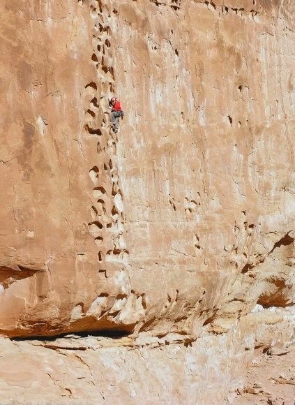 Pocket Rocket 5.10c, Day Canyon, Moab, Utah ... - 4