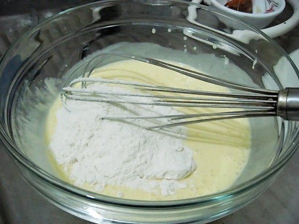 Открытый пирог с курицей и болгарским перцем! Ингредиенты: 3 яйца, по 2-3 ложки майонеза и сметаны ... - 3