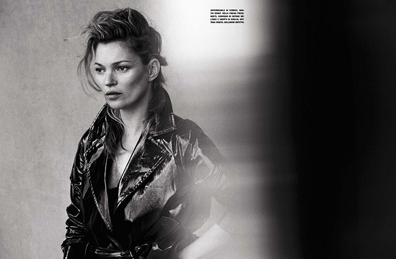 Kate Moss by Peter Lindbergh for Vogue Italia January 2015 - 3