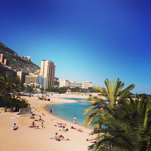 So nice and warm in #Monaco