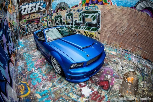 Ford Mustang Convertible on Vossen Wheels - 5