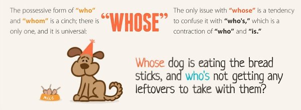 Who or whom? Who vs Whom The word “who” is often incorrectly used where “whom” is appropriate, and ... - 5