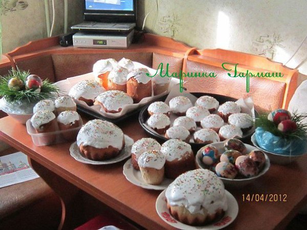 Куличи.. Пасха-один из главных и почитаемых праздников.К нему готовятся и детки и взрослые. Рецепт ...