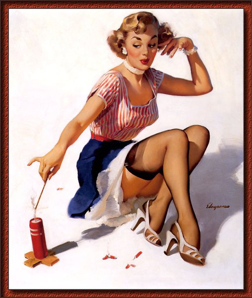 18+ PIN UP - GIL ELVGREN Джил Элвгрен (англ. Gil Elvgren, урождённый Gillette Elvgren, 15 марта 1914 ... - 123