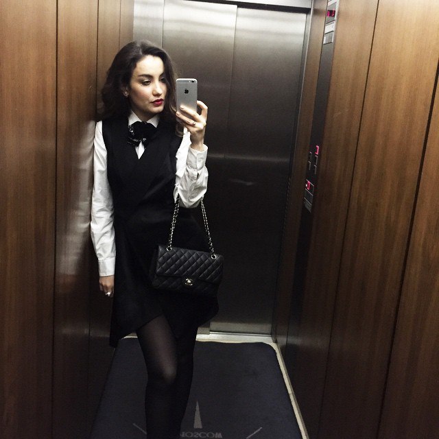 Whysoserious wearing #playbycommedesgarcons #commesdesgarcons #play #hm #hmrussia #saintlaurent #ysl ...