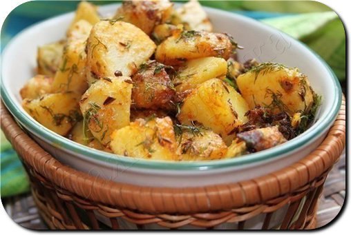 Картофель по-бомбейски (индийская кухня). САМОЕ СЛОЖНОЕ В ЭТОМ РЕЦЕПТЕ -ДОЖДАТЬСЯ КОГДА ОНА ...
