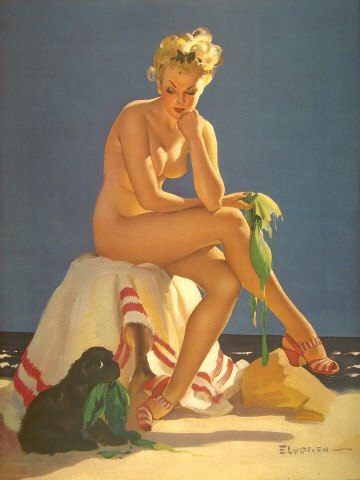 18+ PIN UP - GIL ELVGREN Джил Элвгрен (англ. Gil Elvgren, урождённый Gillette Elvgren, 15 марта 1914 ... - 68