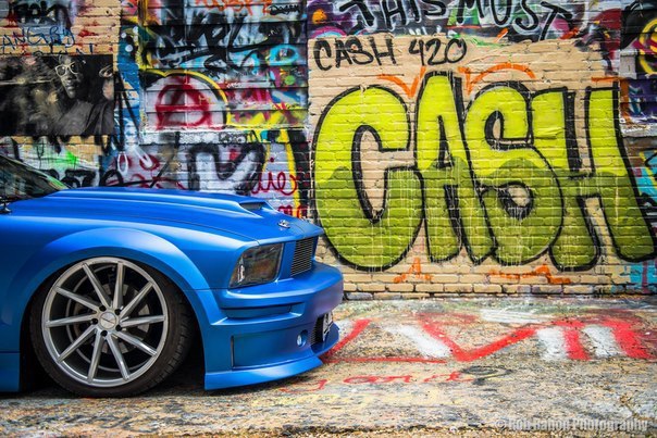 Ford Mustang Convertible on Vossen Wheels - 6