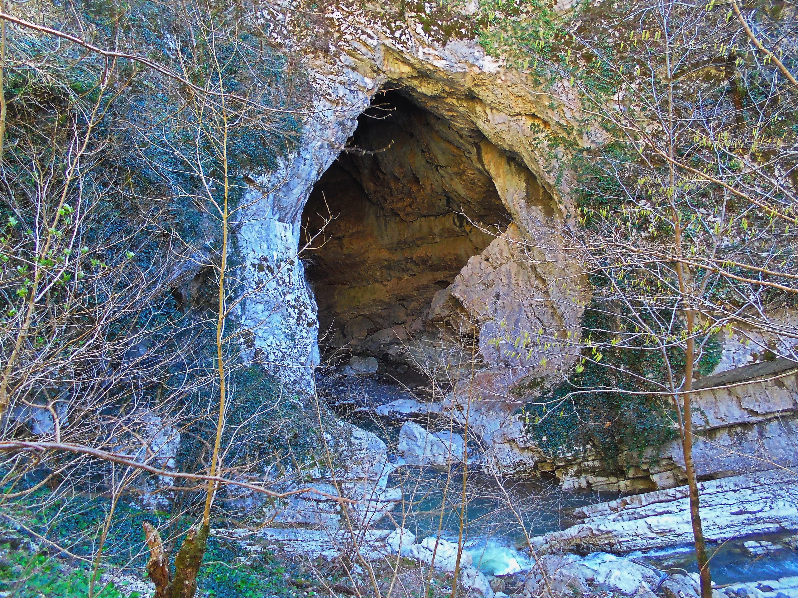 Tsutskhvati Cave in Upper Imereti region (Georgia)