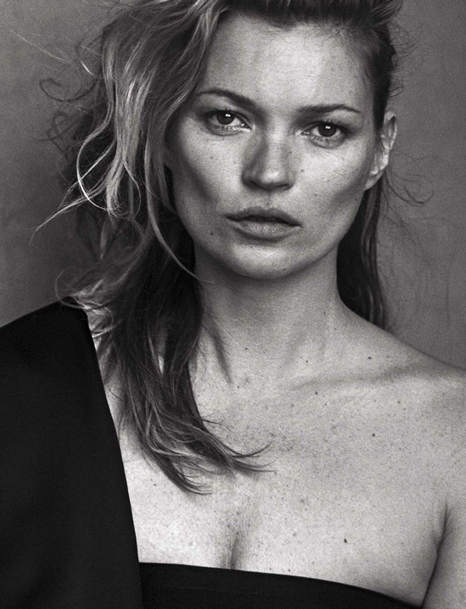 Kate Moss by Peter Lindbergh for Vogue Italia January 2015 - 2