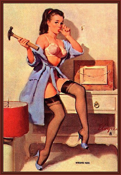 18+ PIN UP - GIL ELVGREN Джил Элвгрен (англ. Gil Elvgren, урождённый Gillette Elvgren, 15 марта 1914 ... - 23