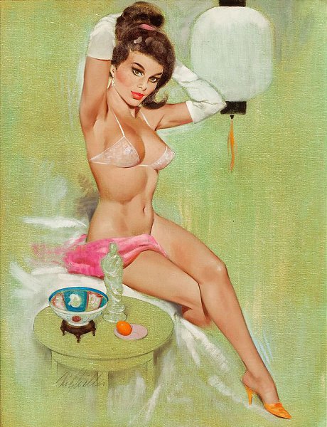 18 + Классика пин-апа — Fritz Willis.Летом 1946 года журнал Esquire выбрал Фрица Уиллиса (Fritz ... - 11