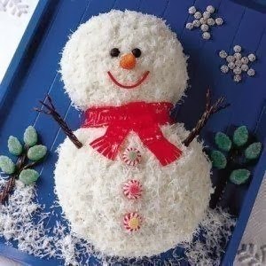 Торт "Снеговик" Ингредиенты: Для теста: - Яйцо куриное - 3 штуки - Масло сливочное - 150 ...
