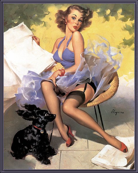 18+ PIN UP - GIL ELVGREN Джил Элвгрен (англ. Gil Elvgren, урождённый Gillette Elvgren, 15 марта 1914 ... - 97