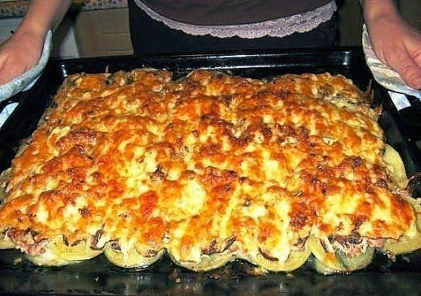 Мясо по-французски" из куриного фарша. Безумно вкуснo!! Быстро, легко и ОЧЕНЬ вкусно! Рецепт ...