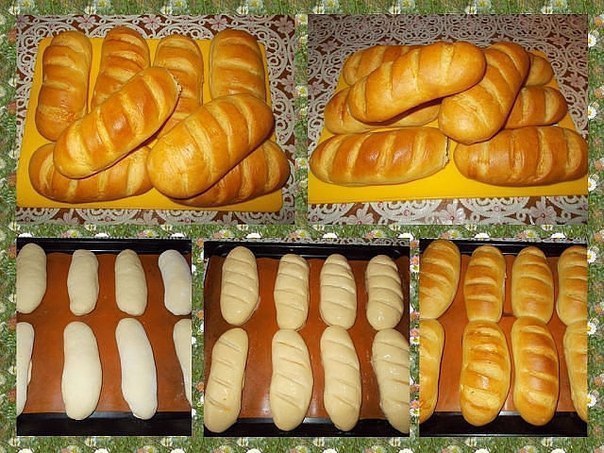 Вкусные домашние батоны — мягкие и воздушные, а корочка батона получилась тонкой и хрустящей. ...