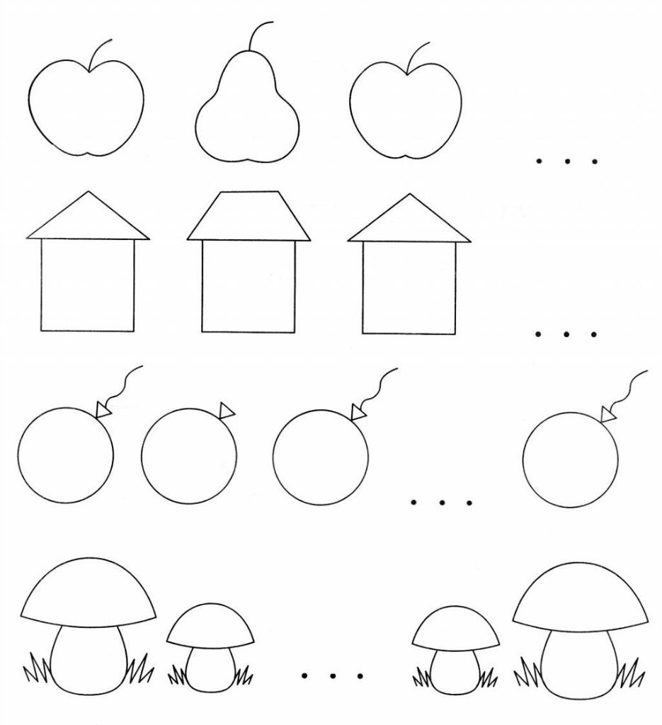 Логические задания для детей 3 4 лет в картинках распечатать