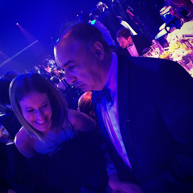 With Leo Blavatnik,philanthrope and happy new owner of the most expensive charity lot- 12million ...