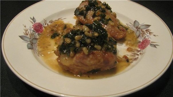Свинина с петрушкой и лимоном.Пищевая ценность: белка 104,2 гр., жира 54,2 гр., углеводов 21,5 ...
