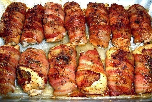 Рулетики из куриного филе с сыром