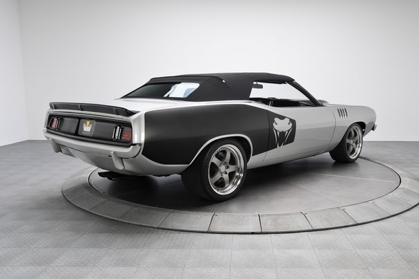 1971 Silver &amp;amp; Black Plymouth Cuda Convertible Viper V10 - 4