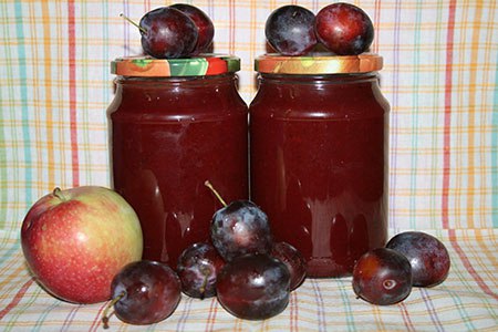 Сливово - яблочный джем.Очень ароматный, вкусный и густой джем. А какой у джема красивый цвет- ...