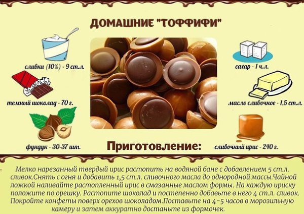Самые популярные сладости: быстро и вкусно. Сохраняйте на стену, чтоб не ...