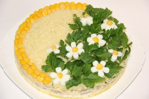 Салат "Фантазия" с курицей. Предлагаю вашему вниманию праздничный салат ...