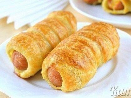 Рецепт на скорую руку - сосиски в тесте! Простая и неизменно вкусная выпечка с сосисками. ... - 7