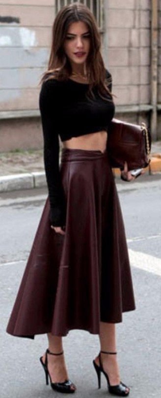 Marsala skirt. - 7