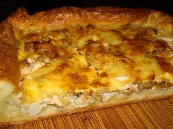 Чрезвычайно вкусный "Луковый пирог с курицей" - От такого грех отказаться! Продукты: Для ...
