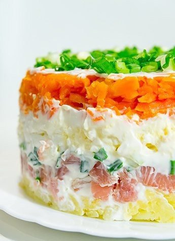 9 вкусных салатов! 1.Салат из белокочанной капусты с курицей и яичными блинчиками Состав: Яйца – 2 ... - 4