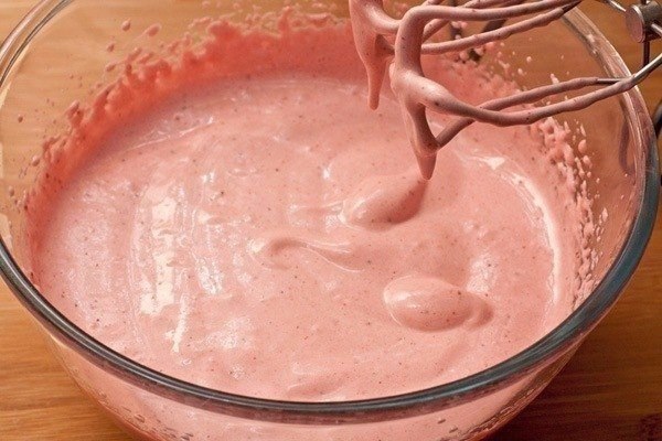 Клубничные облака.Ингредиенты:200 г замороженной клубники15 г быстрорастворимого желатина150 г ... - 4
