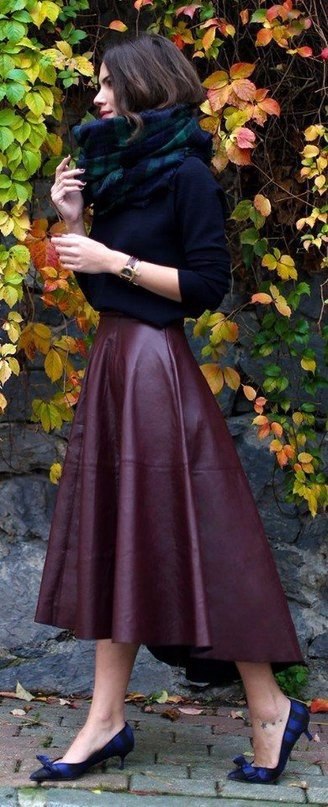 Marsala skirt. - 9