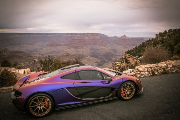 Purple McLaren P1