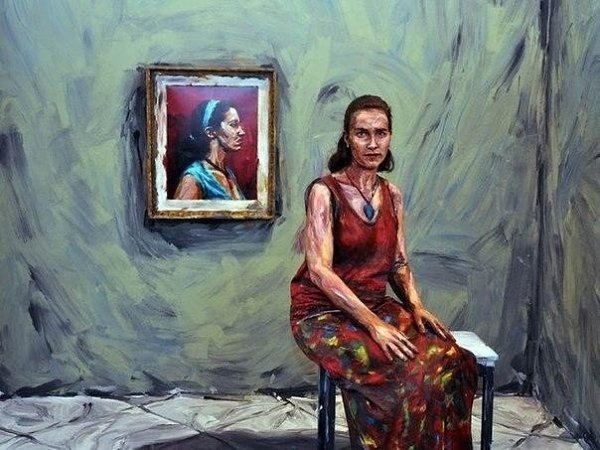 Многие художники рисуют моделей, но Алекса Мид занимается творчеством совершенно по-другому. Сначала ... - 6