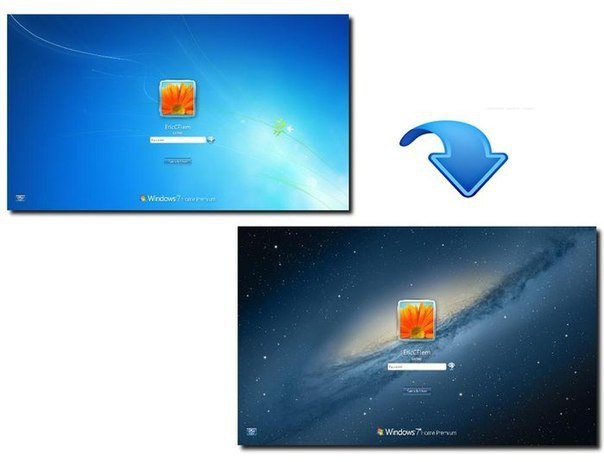 Как изменить картинку приветствия на Windows 7.1. В меню пуск вводим