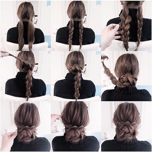 Уроки причесок на каждый день. Возьми на заметку. - 4