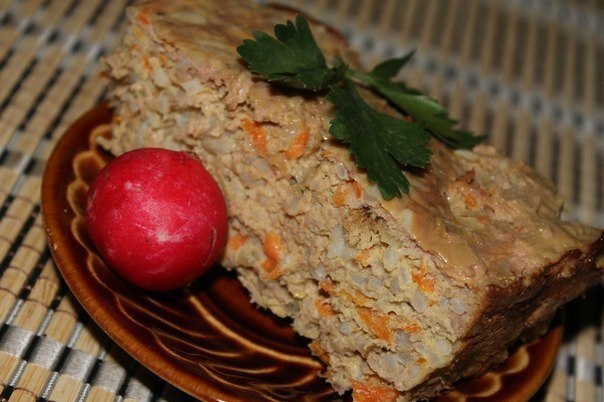 Мясная запеканка, как в детском садике. Ингредиенты: - 0,5 кг сырого куриного фарша, - 1 ст. ...