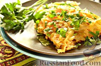 Мандирмак.(овощи с яйцом на сковороде)ПродуктыЯйца куриные - 4 шт.Картофель - 1-2 шт.Помидоры свежие ...