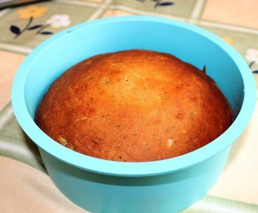 Апельсиновый торт с орехами и бананом (постный).Ингредиенты:Сахар коричневый — 0,5 стаканаМука ... - 5
