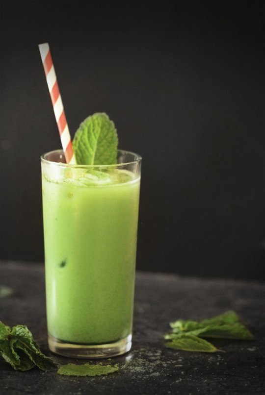 Minted Matcha Iced Latte