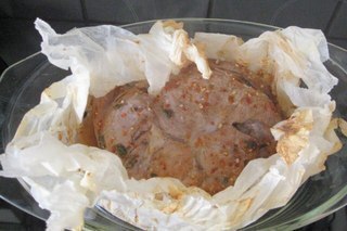 Мясо для бутербродов.Сначала я замариновала мясо.Взяла неострую горчицу с горчичными зернами, ... - 3