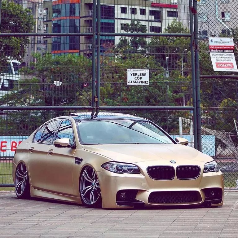 BMW 5-Series lowered - 2