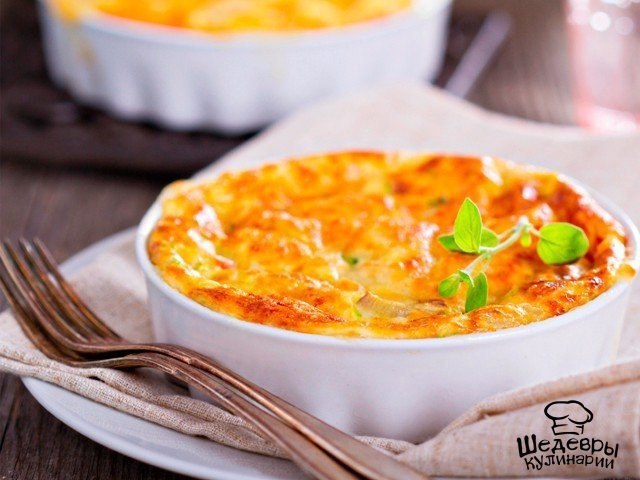 ЗАПЕКАНКА С КАРТОФЕЛЕМ И ГРИБАМИ.ИНГРЕДИЕНТЫ: Грибы (любые) — 350 г Картофель — 600 г Лук — 150 г ...