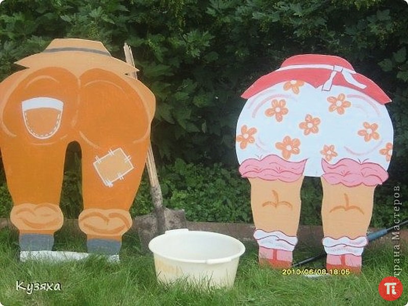 Фигурки из фанеры на садовый участок своими руками. - 2