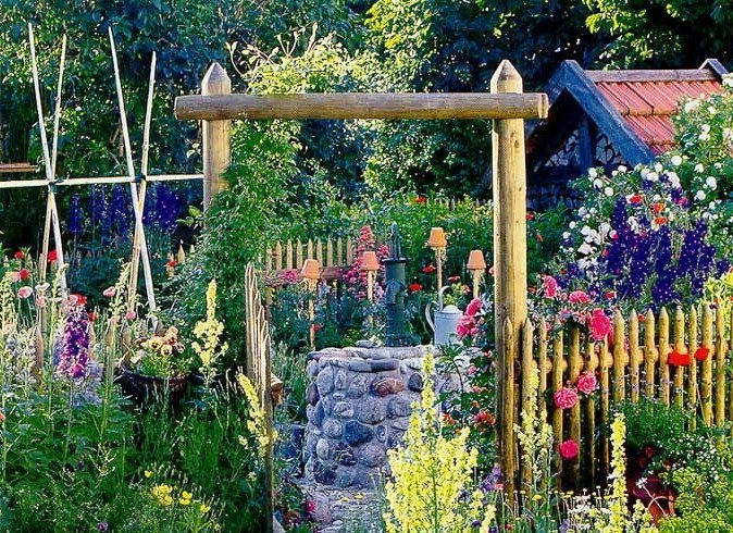 Как сделать сад в стиле кантри: деревенские мотивы для дачи
