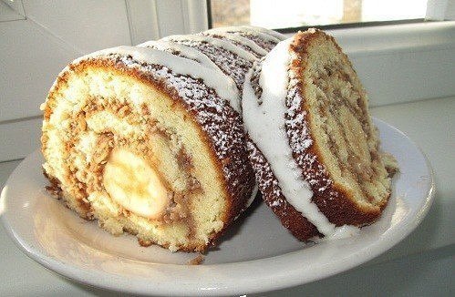 БЫСТРЫЕ РУЛЕТИКИ К ЧАЮ.1) ВКУСНЫЙ РУЛЕТИКИнгредиенты: 2 яйца 1 ст. сахара 1 ст. йогурта ванилин 1 ... - 5